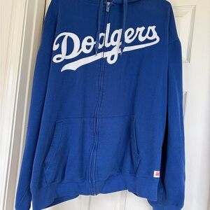 LA Dodgers - blue zip up hoodie